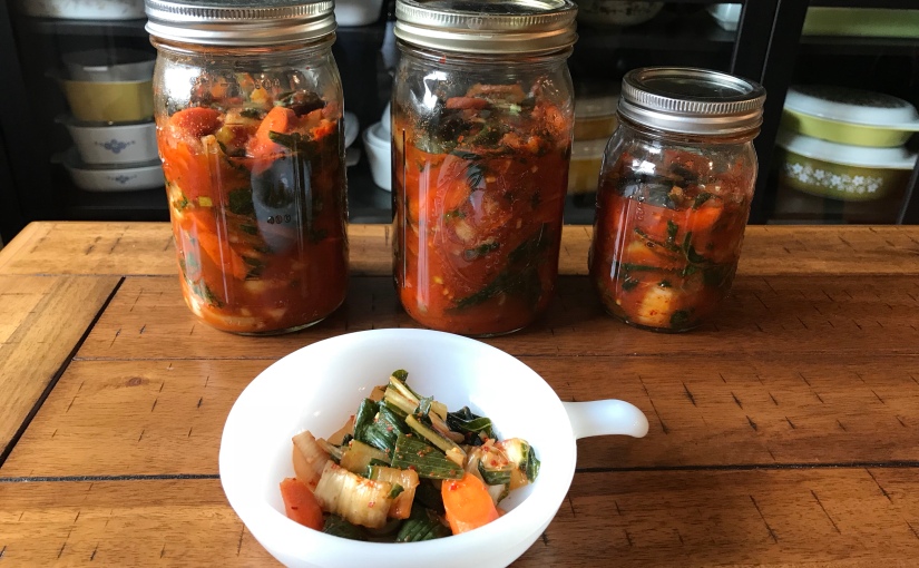 Bok Choy Carrot Kimchi