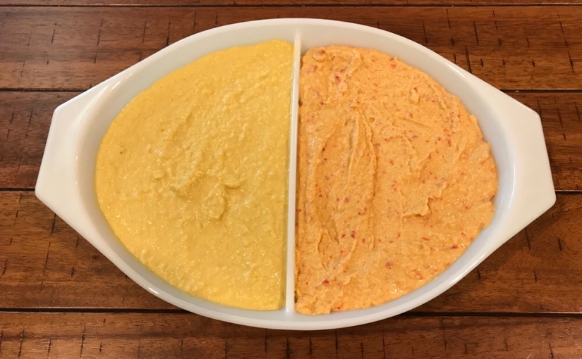 Hummus with Sweet and Spicy Roasted Peppers