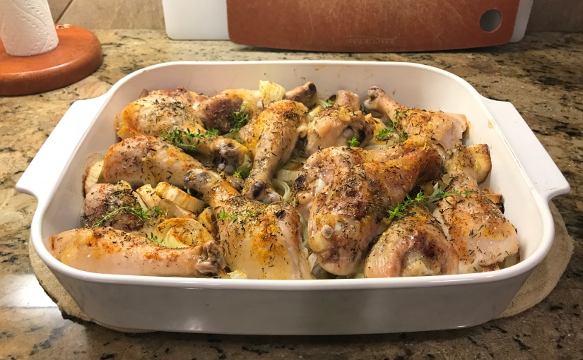 Roasted Chicken and Leeks