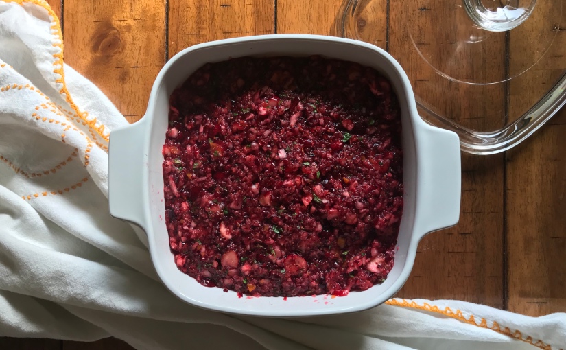 No-Cook Cranberry Relish